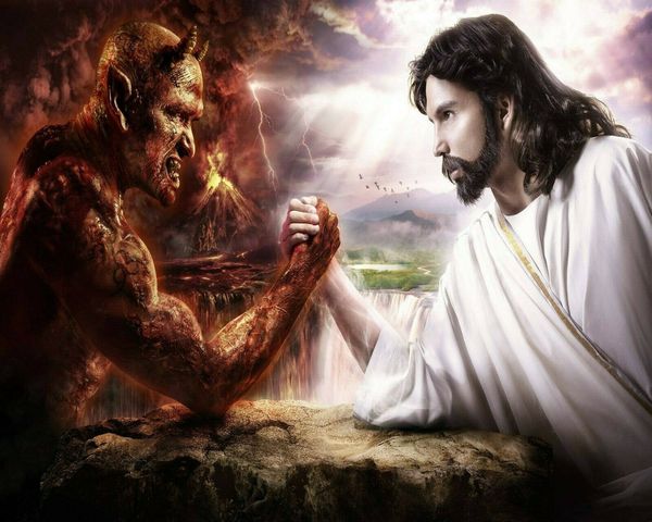 catholic picture satan vs christ home decoration oil painting on canvas wall art canvas pictures for wall decor 201123
catholic picture satan vs christ home decoration oil painting on canvas wall art canvas pictures for wall decor 201123