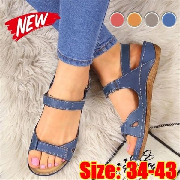 2020 women premium orthopedic round open toe sandals female slippers buckle strap vintage anti-slip breathable for summer q1204, Black
2020 women premium orthopedic round open toe sandals female slippers buckle strap vintage anti-slip breathable for summer q1204, Black