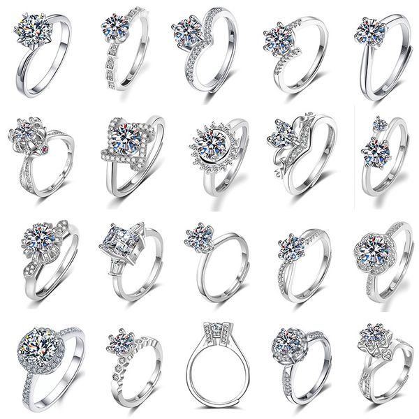 factory direct sales genuine s925 classic six-claw snowflake newwall mossan diamond ring female crown four-claw ring wholesale, Silver
factory direct sales genuine s925 classic six-claw snowflake newwall mossan diamond ring female crown four-claw ring wholesale, Silver