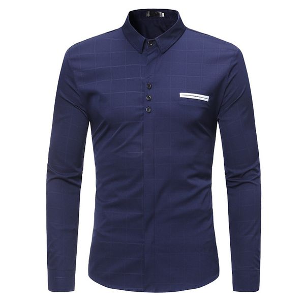 camisa masculina men's shirts slim plaid summer casual long sleeve shirt casual blouse c1210, White;black
camisa masculina men's shirts slim plaid summer casual long sleeve shirt casual blouse c1210, White;black