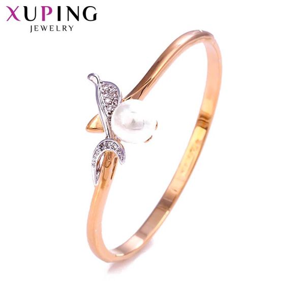 11.11 xuping jewelry bangles imitation pearl style elegant party birthday gifts women girls s174.1-50846, Black
11.11 xuping jewelry bangles imitation pearl style elegant party birthday gifts women girls s174.1-50846, Black