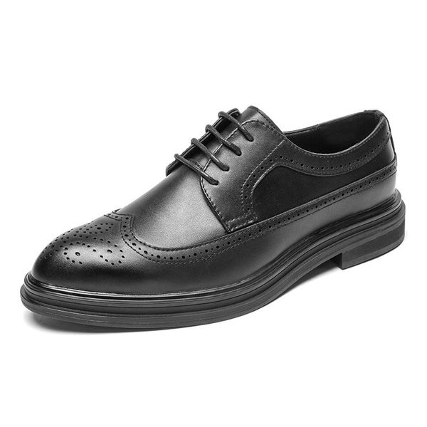 men business casual formal office leather black bullock brogue british shoes pointed 6uv4
men business casual formal office leather black bullock brogue british shoes pointed 6uv4