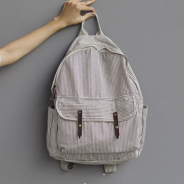 backpack style casual canvas female school bookbag for teenager cotton leisure fabric student bag daily everyday striped bagpack
backpack style casual canvas female school bookbag for teenager cotton leisure fabric student bag daily everyday striped bagpack