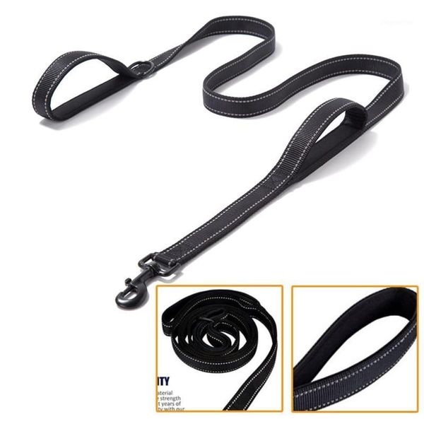 dog collars & leashes blackpet leash double hand traction rope large collar nylon belt thickened reflective strengthen harness1
dog collars & leashes blackpet leash double hand traction rope large collar nylon belt thickened reflective strengthen harness1