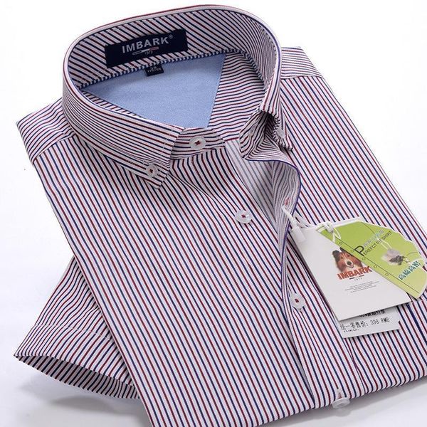 big size -10xl 2020 summer new men's loose short-sleeved shirt youth brand clothing striped business casual shirt, White;black
big size -10xl 2020 summer new men's loose short-sleeved shirt youth brand clothing striped business casual shirt, White;black