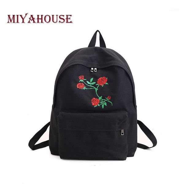 miyahouse rose embroidery design backpack girls canvas school backpack for teenagers white black color women travel1
miyahouse rose embroidery design backpack girls canvas school backpack for teenagers white black color women travel1