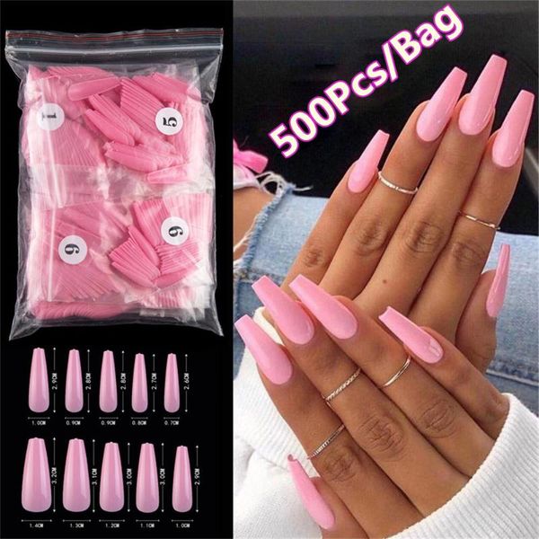 false nails 100/500pcs/bag shiny candy color colorful long ballerina coffin shape uv extra full wrap fake, Red;gold
false nails 100/500pcs/bag shiny candy color colorful long ballerina coffin shape uv extra full wrap fake, Red;gold
