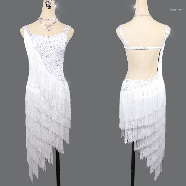 latin dance dress female shiny rhinestone white tassel performance clothing salsa rumba cha cha samba tango wear1, Black;red
latin dance dress female shiny rhinestone white tassel performance clothing salsa rumba cha cha samba tango wear1, Black;red