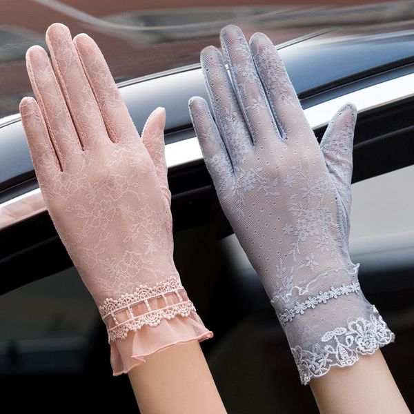 sunscreen gloves women' uv touch screen gloves thin lace women fashion women pink, Blue;gray
sunscreen gloves women' uv touch screen gloves thin lace women fashion women pink, Blue;gray