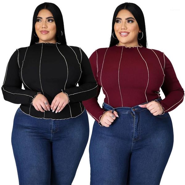 tshirts fashion line panelled long sleeve womens plus szie tees casual 5xl females clothing womens plus size
tshirts fashion line panelled long sleeve womens plus szie tees casual 5xl females clothing womens plus size