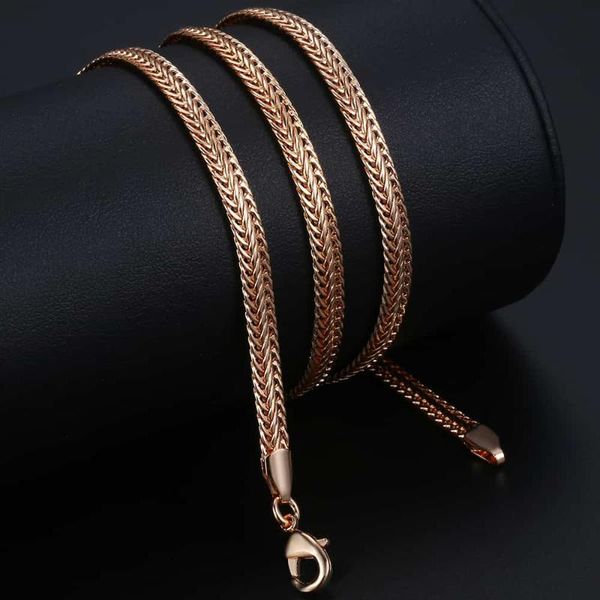 5mm 585 rose gold filled braided foxtail link necklace for womens girls chain fashion jewelry 20inch 24inch cn01, Silver
5mm 585 rose gold filled braided foxtail link necklace for womens girls chain fashion jewelry 20inch 24inch cn01, Silver