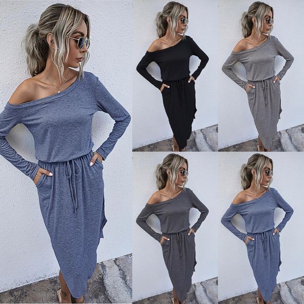 2021 autumn cotton long sleeve dress sling cross back women party night elegant print maxi dresses suits, Black;gray
2021 autumn cotton long sleeve dress sling cross back women party night elegant print maxi dresses suits, Black;gray
