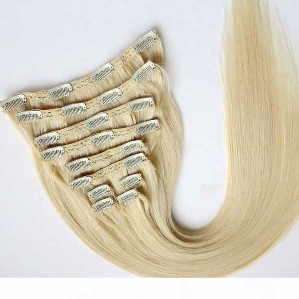160g 10pcs set clip in hair extension human hair #613 bleach blonde 22inch straight brazilian hair extensions, Black;brown
160g 10pcs set clip in hair extension human hair #613 bleach blonde 22inch straight brazilian hair extensions, Black;brown