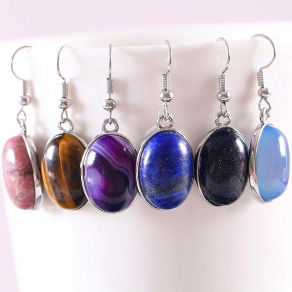 natural stone white opal howlite dangle earrings for women gem blue lapis cabochon cab oval beads drop earrings fashion jewelry, Silver
natural stone white opal howlite dangle earrings for women gem blue lapis cabochon cab oval beads drop earrings fashion jewelry, Silver