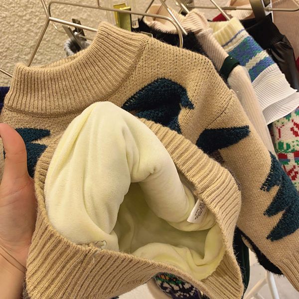 new autumn and plush thickened girls' foreign sle red children's bottom coat christmas girl's sweater winter drs iu9iw1rh, Blue
new autumn and plush thickened girls' foreign sle red children's bottom coat christmas girl's sweater winter drs iu9iw1rh, Blue
