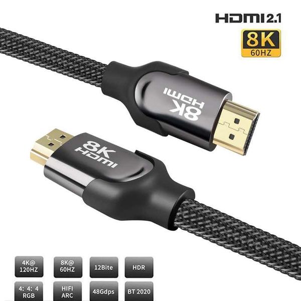 8k48gbps/60hz 4k/120hz 2.1 cable uhd dynamic hdr cable for 8k qled tv, ps4 splitter switch audio video adapter
8k48gbps/60hz 4k/120hz 2.1 cable uhd dynamic hdr cable for 8k qled tv, ps4 splitter switch audio video adapter