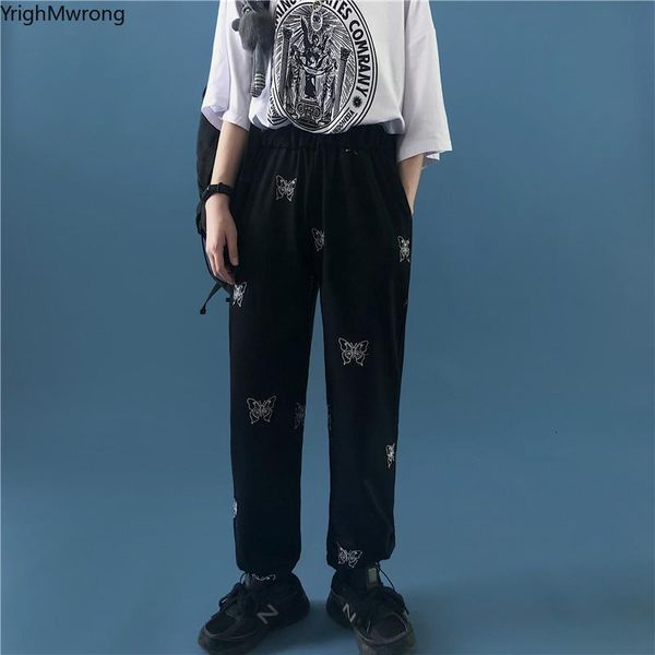 harajuku streetwear korean women butterfly print fashion jogger pant elastic high waist tracksuit cotton trouser thin sweatpant, Black;white
harajuku streetwear korean women butterfly print fashion jogger pant elastic high waist tracksuit cotton trouser thin sweatpant, Black;white