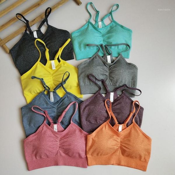 gym clothing mesh sports bra push up padded strappy yoga sportswear running sport bras women fitness seamless1, White;black
gym clothing mesh sports bra push up padded strappy yoga sportswear running sport bras women fitness seamless1, White;black