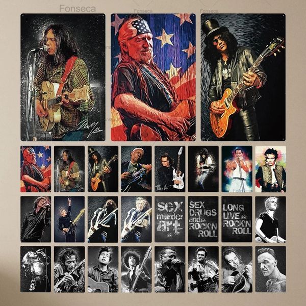 2021 rock roll metal poster plaque tin sign vintage metal wall decor living room man cave music club decorative plate for wall art decor 
2021 rock roll metal poster plaque tin sign vintage metal wall decor living room man cave music club decorative plate for wall art decor