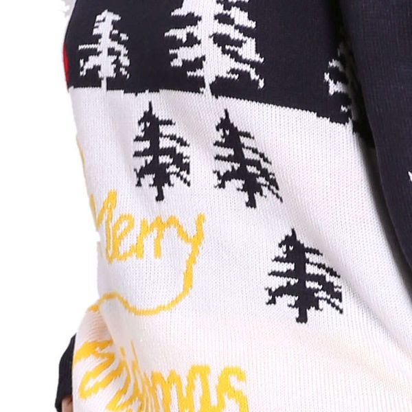 vip2019 christmas women's round neck loose long sleeve snow sweater women, White;black
vip2019 christmas women's round neck loose long sleeve snow sweater women, White;black