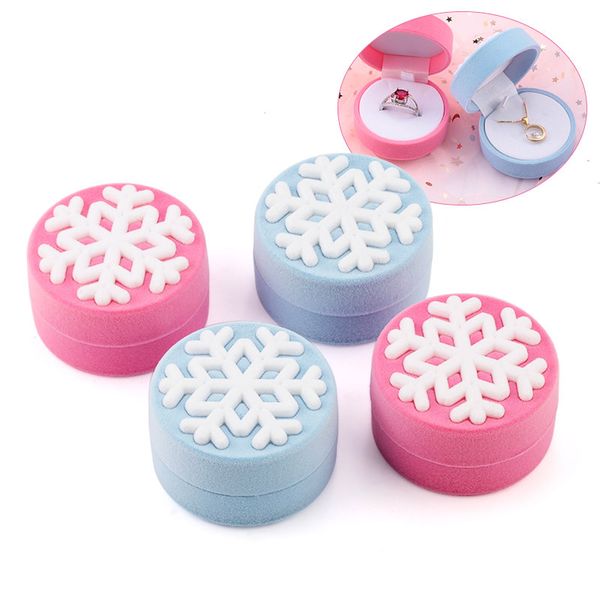 1 piece pink/blue snowflake jewelry box velvet wedding ring box necklace display box gift container case for jewelry packaging
1 piece pink/blue snowflake jewelry box velvet wedding ring box necklace display box gift container case for jewelry packaging