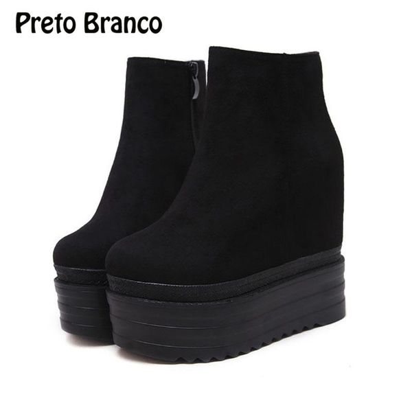 boots preto branco 2021 winter women's muffin platform shoes leisure wedge short hidden heel -888-18, Black
boots preto branco 2021 winter women's muffin platform shoes leisure wedge short hidden heel -888-18, Black