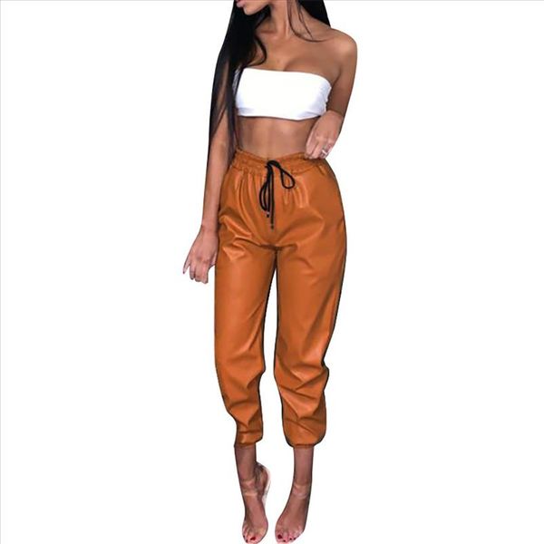leather pants women trousers streetwear harem pants sweatpants fashion high waist elastic faux leather zer, Black;white
leather pants women trousers streetwear harem pants sweatpants fashion high waist elastic faux leather zer, Black;white