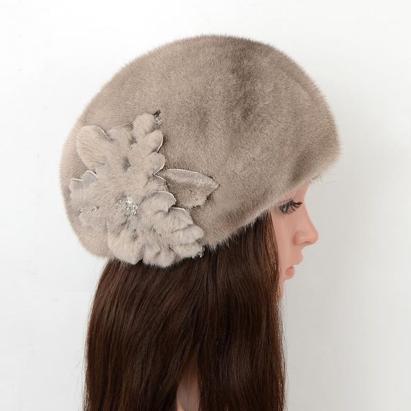 berets mink real fur beret women hats winter brand 2021 female fashion warm for caps, Blue;gray
berets mink real fur beret women hats winter brand 2021 female fashion warm for caps, Blue;gray