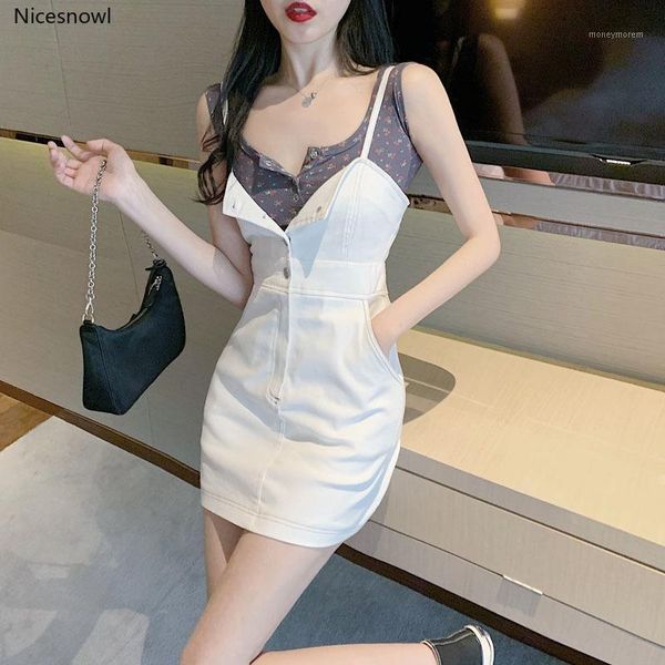 women's suits & blazers summer korean style elegant single-breasted strap dress with floral vest western suit women's two-piece su, White;black
women's suits & blazers summer korean style elegant single-breasted strap dress with floral vest western suit women's two-piece su, White;black