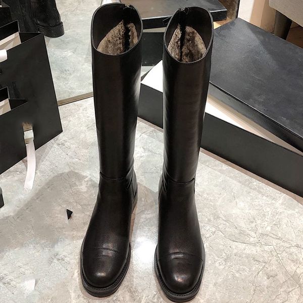 winter genuine leather women's high heels long of wool lined snow boots lady fashion shoes hf2u, Black
winter genuine leather women's high heels long of wool lined snow boots lady fashion shoes hf2u, Black