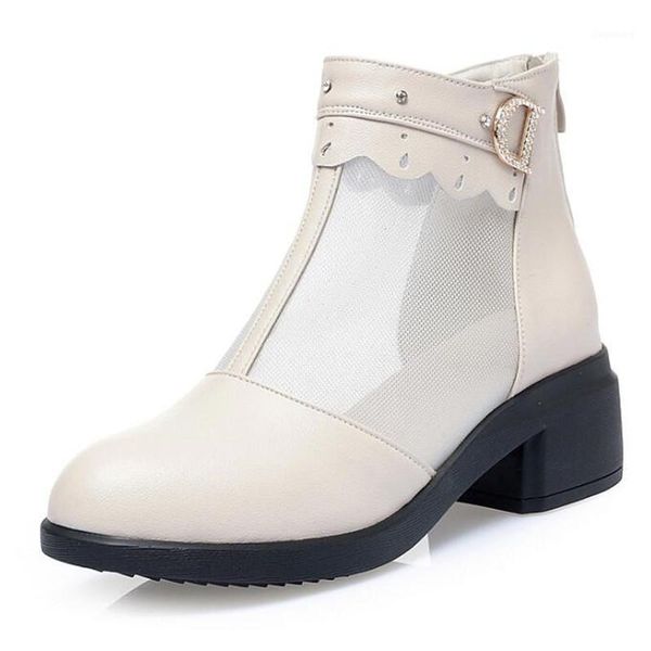 2020 new summer round head rhinestone mesh boots sandals women genuine leather sandals fashion elegant comfort high heel1, Black
2020 new summer round head rhinestone mesh boots sandals women genuine leather sandals fashion elegant comfort high heel1, Black
