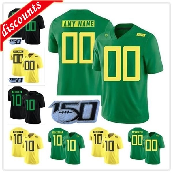 ncaa college oregon ducks new football custom name number yellow green black 10 justin herbert 7 cj verdell mariota 150th football jersey
ncaa college oregon ducks new football custom name number yellow green black 10 justin herbert 7 cj verdell mariota 150th football jersey