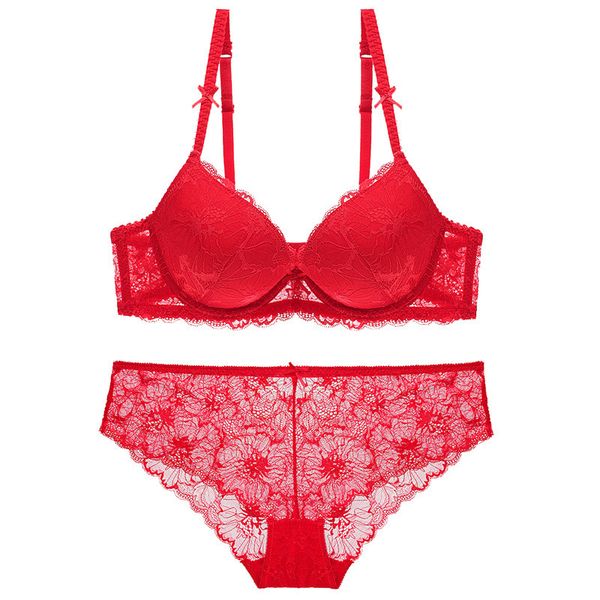 manufacturers wholesale european and american small gathered lace thin cotton red underwear bra set, Red;black
manufacturers wholesale european and american small gathered lace thin cotton red underwear bra set, Red;black