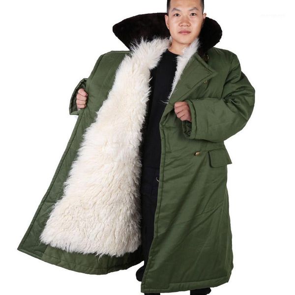 men's down & parkas 2021 men's warm coat winter sheep leather and wool simple practical super thick long army loose clothes1, Black
men's down & parkas 2021 men's warm coat winter sheep leather and wool simple practical super thick long army loose clothes1, Black