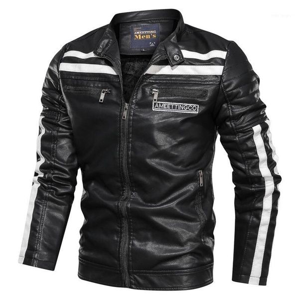2019 men faux leather black jacket autumn winter moto man pu jackets cuff zip design coat1
2019 men faux leather black jacket autumn winter moto man pu jackets cuff zip design coat1