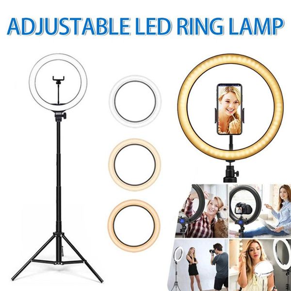 10inch Fill Light Ring Light Dimmable Led Selfie Video Usb Ring Lamp Pgraphy With Tripod For Live Stream Youtube