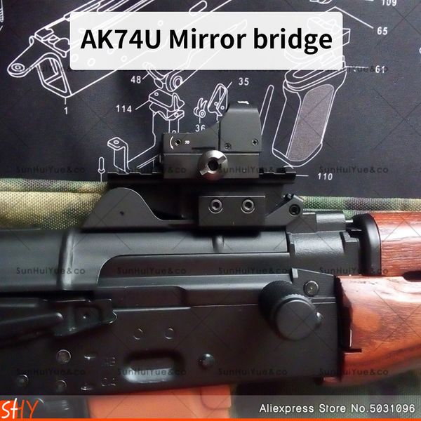 ak74u nylon mirror bridge mst74u jinming12 water bomb modification accessorise game od115 q1217