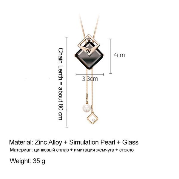 long black crystal necklaces & pendants fashion gold silver color chain rhinestone geometric necklace jewelry for wo qylcop, Black;brown
long black crystal necklaces & pendants fashion gold silver color chain rhinestone geometric necklace jewelry for wo qylcop, Black;brown