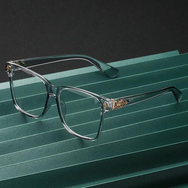 vintage classic computer anti blue light blocking square glasses frame women men rivet male optical myopia eyewear gafas, Black
vintage classic computer anti blue light blocking square glasses frame women men rivet male optical myopia eyewear gafas, Black