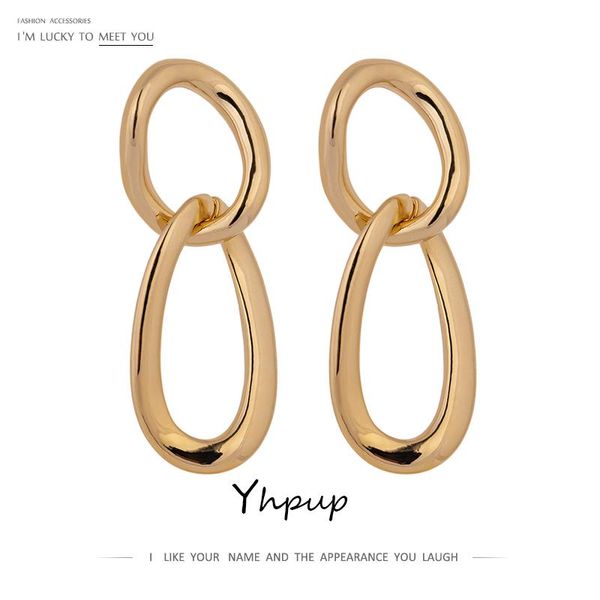 yhpup minimalist round hollow drop earrings for women trendy metal 14 k plated copper gold earrings jewelry gift bijoux femme, Silver
yhpup minimalist round hollow drop earrings for women trendy metal 14 k plated copper gold earrings jewelry gift bijoux femme, Silver