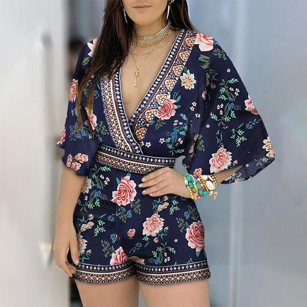 deep v neck backless rompers women ruffles short sleeve printed playsuits female 2020 summer casual party playsuit ladies, Black;white
deep v neck backless rompers women ruffles short sleeve printed playsuits female 2020 summer casual party playsuit ladies, Black;white