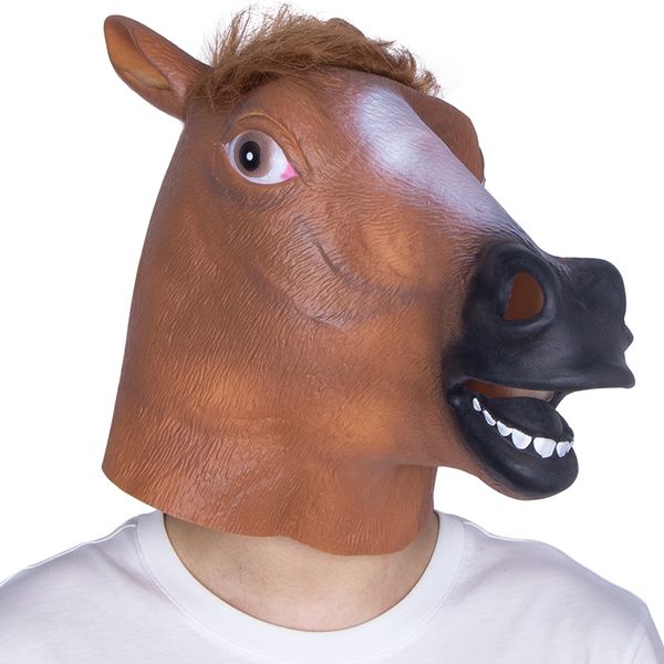 costume accessories horse head mask novelty latex animal headgear halloween fancy dress party costumes props weird dress up, Silver
costume accessories horse head mask novelty latex animal headgear halloween fancy dress party costumes props weird dress up, Silver