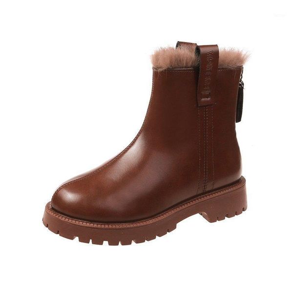 2020 winter women's shoes artificial short plush snow boots pu non-slip women's leather boots1, Black
2020 winter women's shoes artificial short plush snow boots pu non-slip women's leather boots1, Black