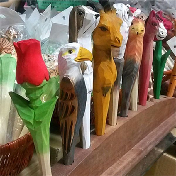 animal wooden carving creative ballpoint pen wood ball point pens handmade sculpture student ball-point, Blue;orange
animal wooden carving creative ballpoint pen wood ball point pens handmade sculpture student ball-point, Blue;orange