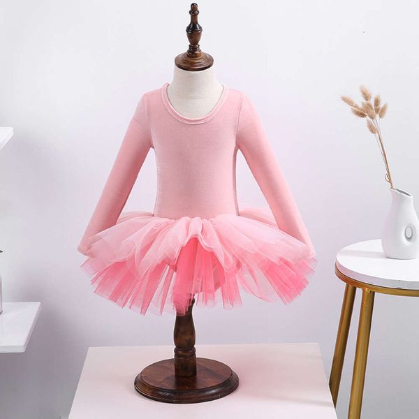 new children's winter long sve training drs for girls in spring and autumn chine dance ballet tutu skirt, Blue
new children's winter long sve training drs for girls in spring and autumn chine dance ballet tutu skirt, Blue