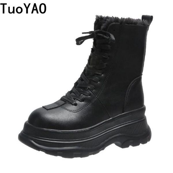boots high height increasing 7cm snow winter warm woman plush platform ankle shoes trainers fur chunky sneakers, Black
boots high height increasing 7cm snow winter warm woman plush platform ankle shoes trainers fur chunky sneakers, Black