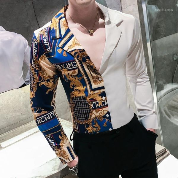 men's casual shirts shirt men slim fit print party club luxury black gold 2021 autumn baroque long sleeve patchwork1, White;black
men's casual shirts shirt men slim fit print party club luxury black gold 2021 autumn baroque long sleeve patchwork1, White;black