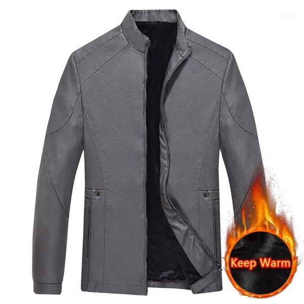 men winter casual solid color jacket zipper long sleeve coats blouses outerwear faux leather stand collar zipper pockets1, Black
men winter casual solid color jacket zipper long sleeve coats blouses outerwear faux leather stand collar zipper pockets1, Black
