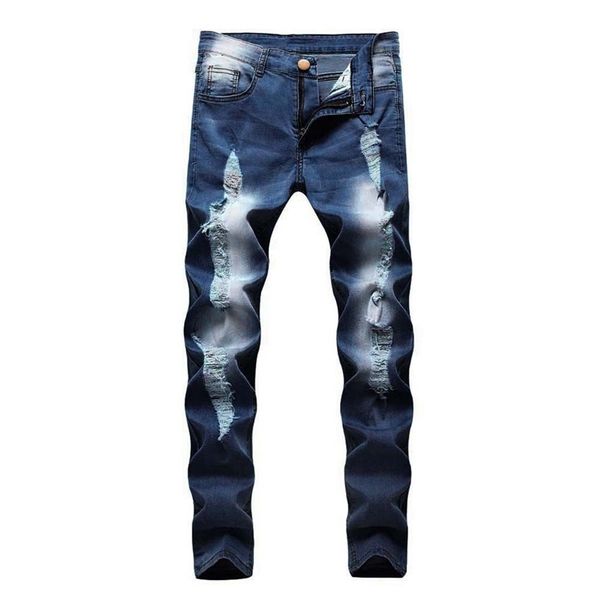 jeans men stretchy ripped skinny jeans slim zipper denim jeans skinny frayed pants distressed trousers pants jean homme new 201111, Blue
jeans men stretchy ripped skinny jeans slim zipper denim jeans skinny frayed pants distressed trousers pants jean homme new 201111, Blue