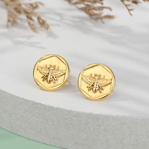 2021 trend new fashion insect cartoon earrings cute women jewelry stainless steel bees stud earring gifts for girls christmas, Golden;silver
2021 trend new fashion insect cartoon earrings cute women jewelry stainless steel bees stud earring gifts for girls christmas, Golden;silver
